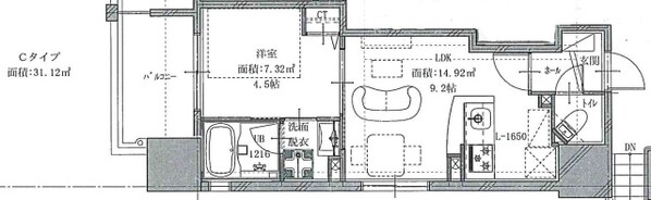 BAUHAUS住吉町　No.28の物件間取画像